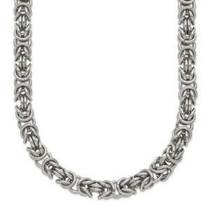 Chisel Stainless Steel Polished 6mm 24 inch Fancy Link Necklace