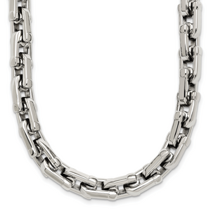 Chisel Stainless Steel Polished 20 inch Link Necklace