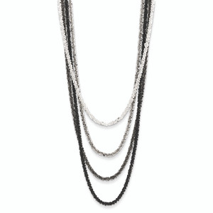 Sterling Silver Fancy 16.5" Necklace