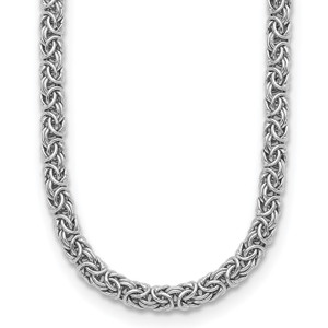 HERCO Sterling Silver Hollow Byzantine Necklaces