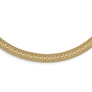 Leslie's 14k Polished Fancy Necklace