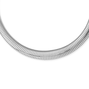 Leslie's Sterling Silver Rhodium-plated Necklace