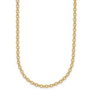 HERCO Gold 3.2mm Rolo Link Necklaces