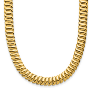 Leslie's 14K Polished Fancy Link Necklace