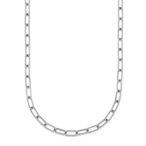 HERCO Platinum Paperclip Link Necklaces