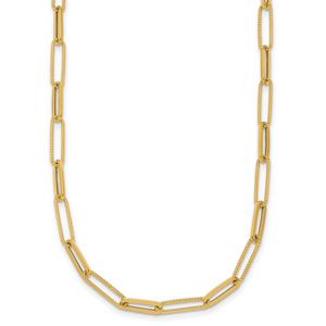 HERCO Gold Mixed Paperclip Links