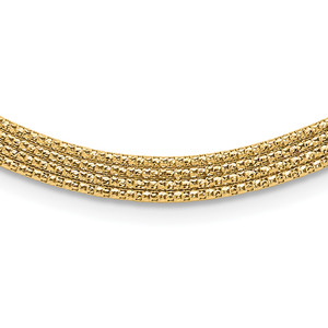 Leslie's 14K Woven Necklace