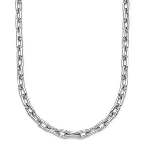 Herco Platinum Polished 4.7mm Solid Cable 20 inch Chain