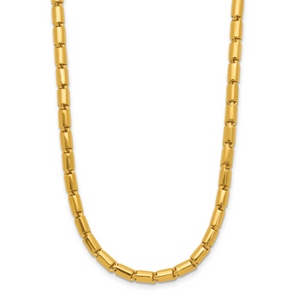 HERCO 24K Gold Fancy Link Necklaces