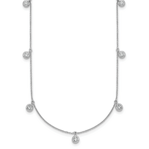 HERCO Gold Necklaces with  0.70 ctw. Hanging Diamonds