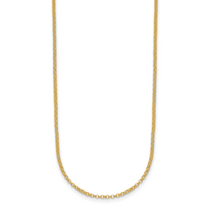HERCO Gold Rolo Link Necklaces