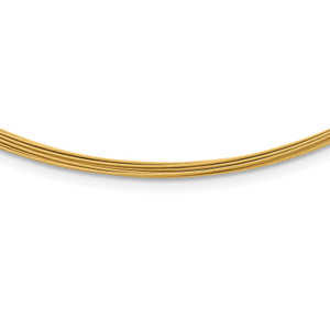 HERCO Gold 0.5mm 7 Strand Wire Necklaces