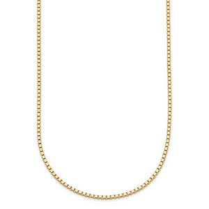 HERCO Solid Box Chain Necklaces