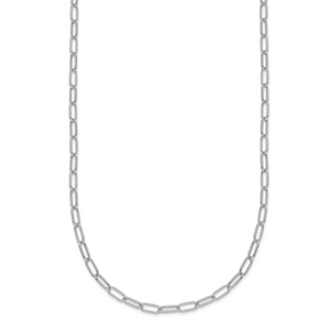 HERCO Gold Oval Flat Open Link Necklaces