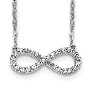 Diamond Infinity Symbol Necklaces
