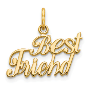 10K Gold  BEST FRIEND Charm