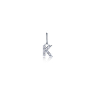 Lafonn Letter K Charm Pendant