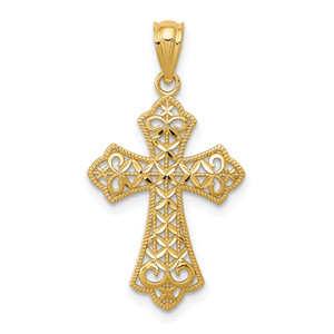 14KT Gold  Goose Charm K6432