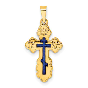 14KT Gold  Saint Christopher Medal Charm XR379
