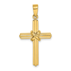 14KT Gold  White Gold Twisted .07 ct. Diamond Initial H Charm PM10732H-WA