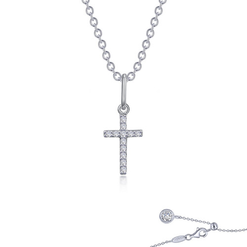 Lafonn Mini Cross Necklace