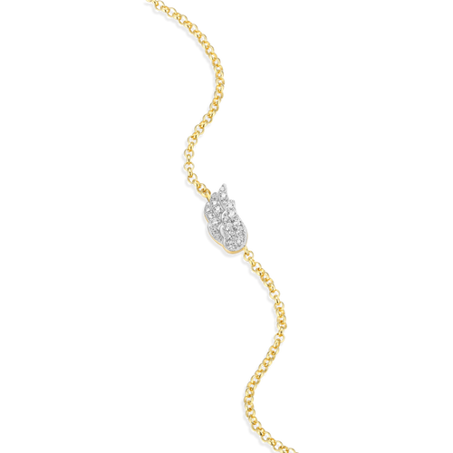 BB0040Y - Wing Bolo Bracelet in 14K Yellow Gold-Plated Sterling Silver