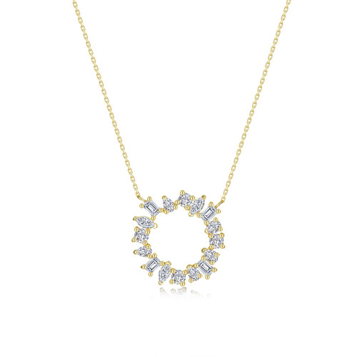 Lafonn Prismatic Circle Necklace  N2034CLG