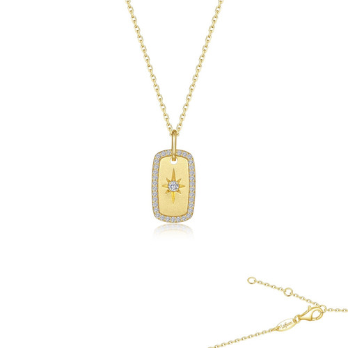 Lafonn North Star Pendant  Necklace  P0319CLG