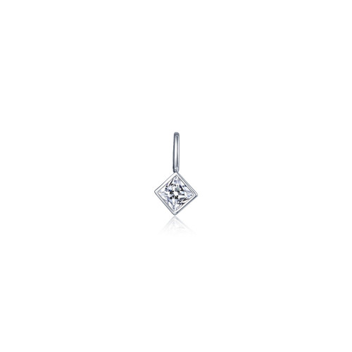 Lafonn Princess Bezel Charm  Pendant P2027CLP