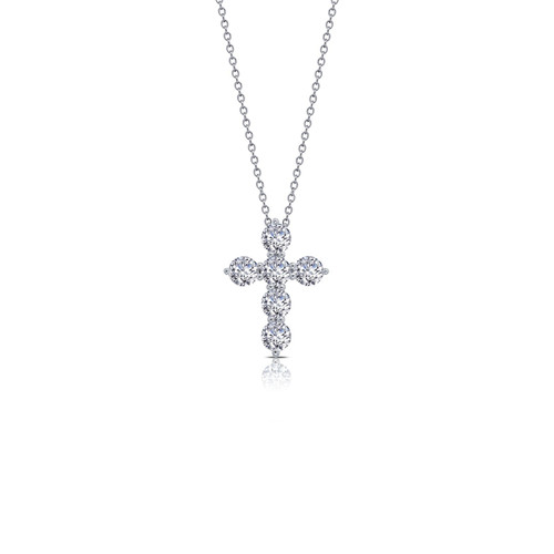 Lafonn 1.02 CTW Cross Pendant  Necklace  P0224CLP