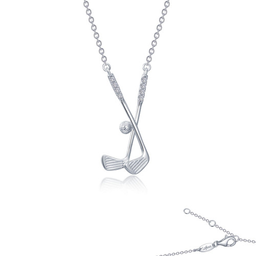 Lafonn Golf Clubs Necklace  N2019CLP