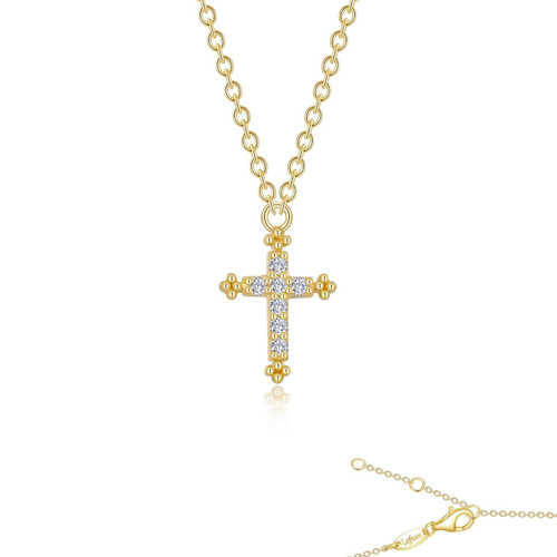 Lafonn 0.07 CTW Cross Necklace  9N023CLG