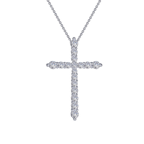 Lafonn 0.67 CTW Cross Pendant  Necklace  P0207CLP