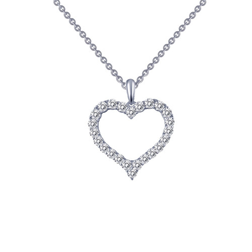 Lafonn Open Heart Pendant  Necklace  P0146CLG