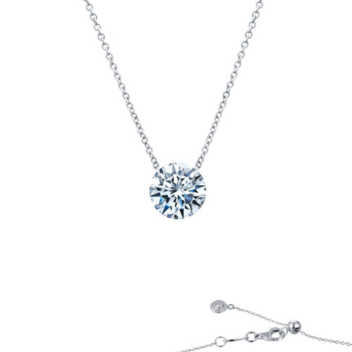 Lafonn Frameless Solitaire Necklace  N0070CLG