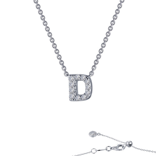 Lafonn Letter D Pendant  Necklace  9N084CLP