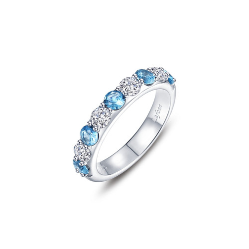 Lafonn Blue Topaz Divine Band Bonded in Platinum  R0558BTP