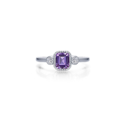 Lafonn February Birthstone Ring Bonded in Platinum  BR006AMP
