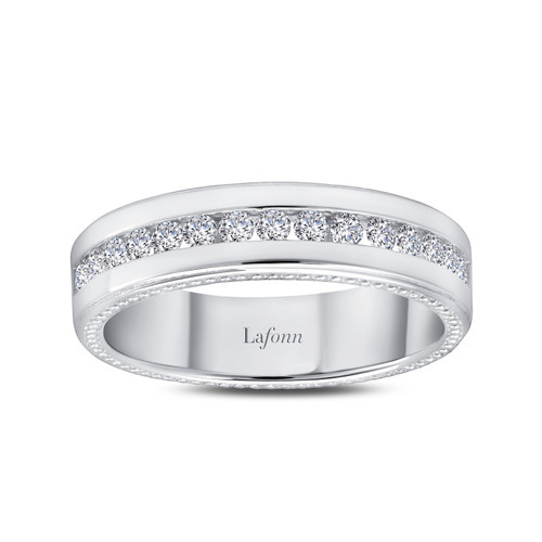 Lafonn 0.45 CTW Men's Eternity Band Bonded in Platinum  R0412CLP