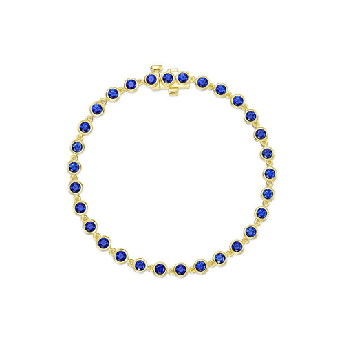 Lafonn Bezel Strand Bracelet Bonded in Platinum