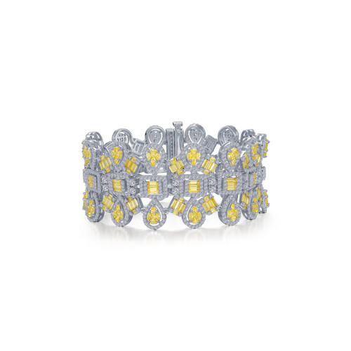 Lafonn 38.68 CTW Regal Bracelet Bonded in Platinum
