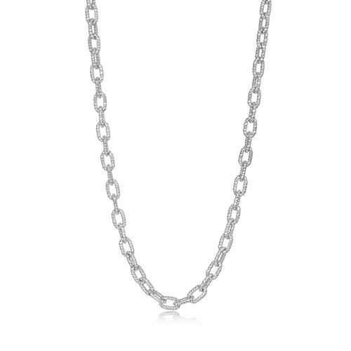 Lafonn Small Charlie Rope Chain Bonded in Platinum