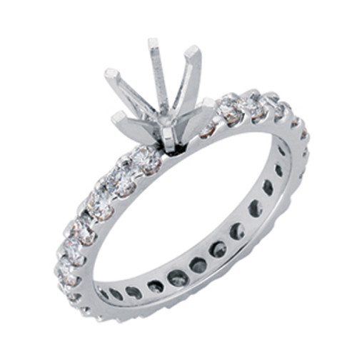 Eternity Diamond Ring 
 in 14K White Gold 
 
 
 EN3527-7WG