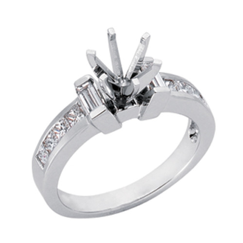 Diamond Engagement Ring 
 in Platinum 
 
 
 EN6655-PL