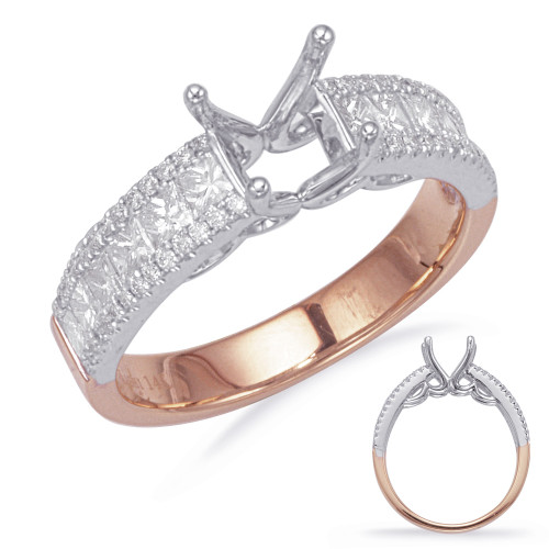 Diamond Engagement Ring 
 in 14K Rose and White Gold 
 
 
 EN7551RW