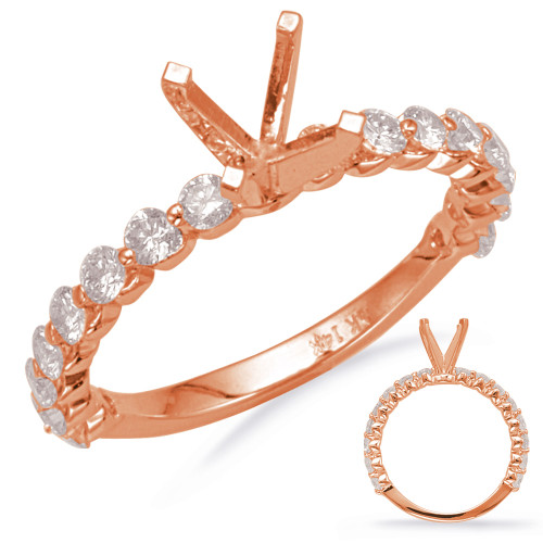 Diamond Engagement Ring 
 in 14K Rose Gold 
 
 
 EN8095RG