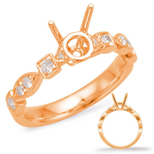 Diamond Engagement Ring 
 in 14K Rose Gold 
 
 
 EN7970-1RG