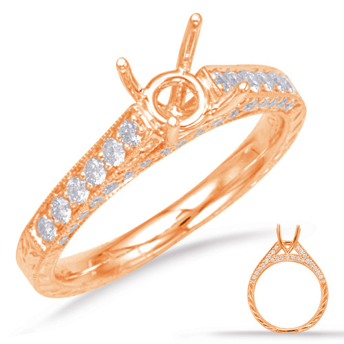 Diamond Engagement Ring 
 in 14K Rose Gold 
 
 
 EN7201-1RG