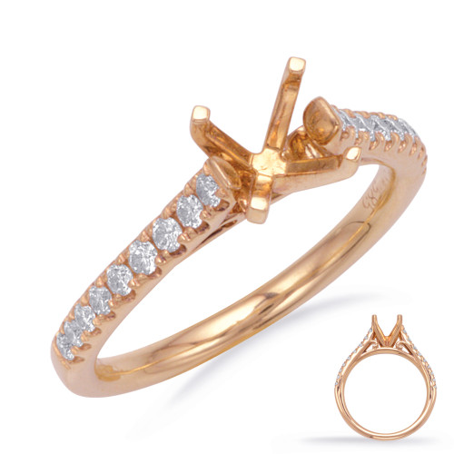 Diamond Engagement Ring 
 in 14K Rose Gold 
 
 
 EN7743-75RG