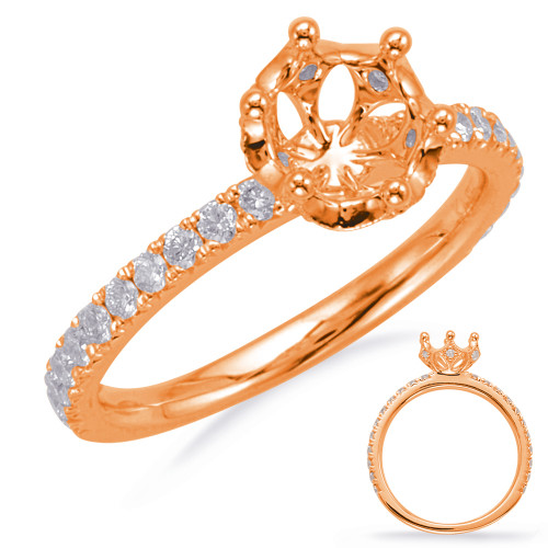 Diamond Engagement Ring 
 in 14K Rose Gold 
 
 
 EN8105-1RG